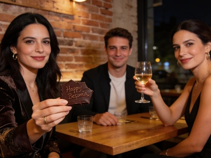 Ivana Figueiras recibe un gesto romántico de Darío Cvitanich en una cena especial De Chismes