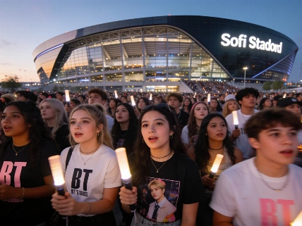 BTS rompe récord de asistencia en Los Ángeles y cierra gira Arirang en Norteamérica