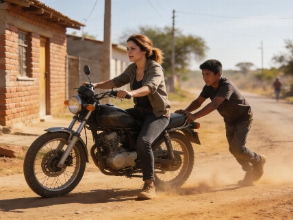 Miriam Lanzoni vive un percance en su regreso a Pampa del Infierno De Chismes