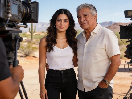 Sofía Castro comparte cómo vivió grabar 'Tierra de Amor y Coraje' junto a su padre De Chismes