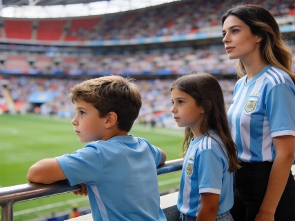 Valentina Cervantes y sus hijos apoyan a Enzo Fernández en su llegada al Manchester City De Chismes