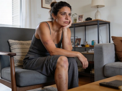 Miriam Lanzoni comparte cómo vive con psoriasis y el impacto en su carrera De Chismes
