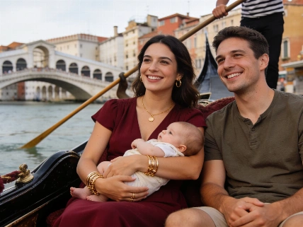 Melody Luz y Alex Caniggia comparten su reencuentro familiar en Venecia De Chismes