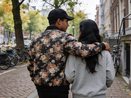 Maia Reficco y Franco Colapinto reaparecen juntos en Ámsterdam De Chismes