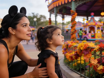 Maite Perroni comparte la ternura de Lía en Disney World De Chismes
