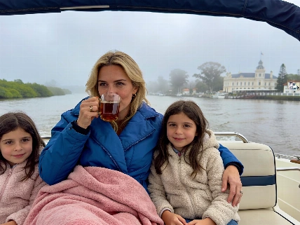 Wanda Nara eligió el Delta para un día familiar lejos de los reflectores De Chismes