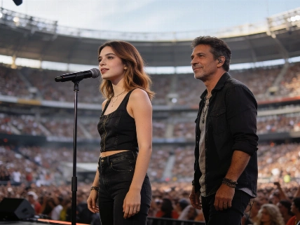 Ángela Torres revive su debut en River junto a Diego Torres De Chismes