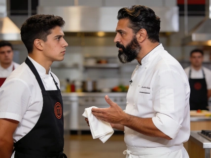 Poncho Cadena enfrenta a participante en MasterChef 24/7 tras polémica De Chismes