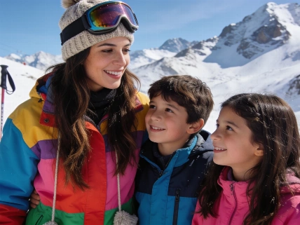 Nicole Neumann disfruta la nieve en familia durante su viaje a Chapelco De Chismes
