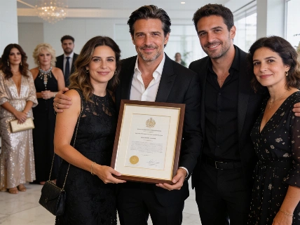 Nico Vázquez recibe homenaje como Personalidad Destacada de la Cultura De Chismes