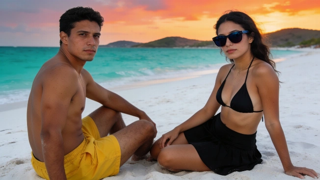 Paco Amoroso festeja su cumpleaños 33 junto a Loreto Peralta en la playa De Chismes