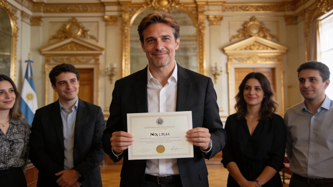 Nicolás Vázquez es reconocido como Personalidad Destacada en Buenos Aires De Chismes