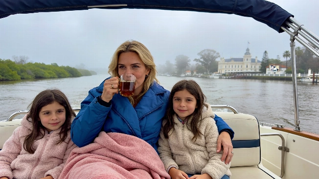 Wanda Nara eligió el Delta para un día familiar lejos de los reflectores De Chismes
