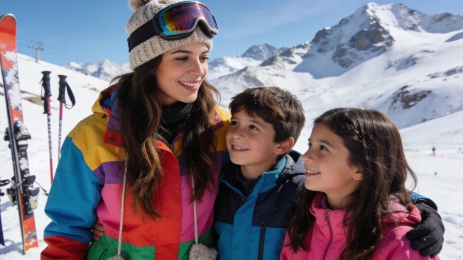 Nicole Neumann disfruta la nieve en familia durante su viaje a Chapelco De Chismes